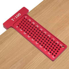 Precision T-Ruler for Woodworking - T-Type Scriber, Metric/Inch, 100mm/4in