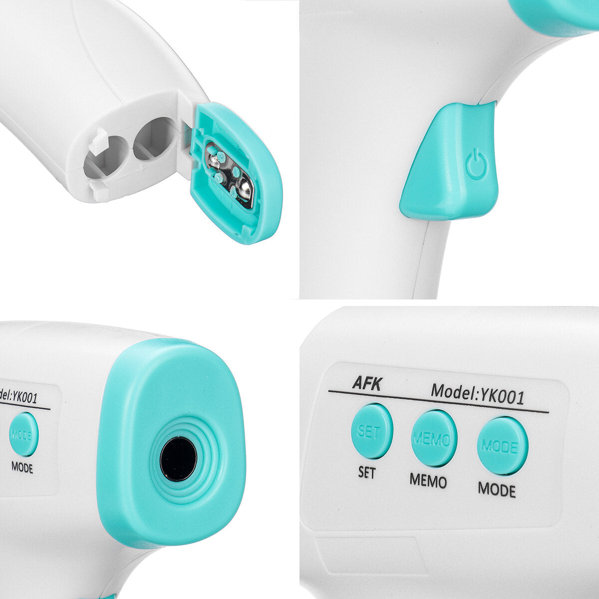 Berührungsloses digitales LCD-Infrarot-Thermometer für Stirn und Körper für Erwachsene und Babys