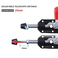 Schnellspanner - 82 kg Haltekraft, 20 mm Hub, langlebig und effizient