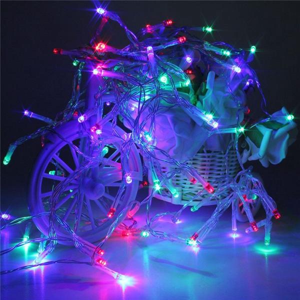 10M 80 LED Battery Powered Twinkling Fairy String Lights - Funky ON Mode