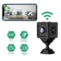 1080P Mini WIFI IP Camera - Wireless Surveillance, Remote Monitor, Mini Camcorder Video Security