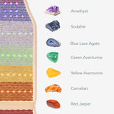 Premium Heated Chair Pad 57x18" | PEMF FIR Infrared Mat with 7 Natural Healing Stones for Pain Relief & Wellness