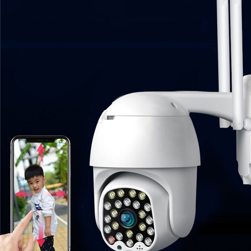 1080P HD IP-CCTV-Kamera, 20-facher Zoom, wasserdichte WiFi-PTZ-Sicherheitskamera für den Außenbereich, kabellose IR-Kamera