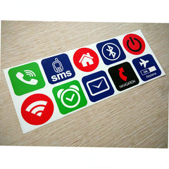 10pcs Ntag213 NFC Tag Stickers - RFID Adhesive Labels for Keychains and Patrol Tokens