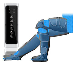 Pneumatic Leg Massager with Three-Gear Air Wave, Hot Compress for Knee & Calf - Beauty Device & Squat Rack