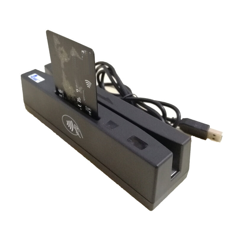 4-in-1 Magnetic Stripe Credit Card EMV IC Chip RFID PSAM Card Reader/Writer Duplicator