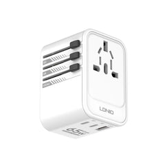 65 W GaN 3-Port USB PD-Ladegerät: Schnelles Laden für iPhone, Huawei, Samsung, Xiaomi