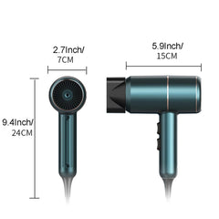 Professioneller Haartrockner, 2000 W, 6-stufig einstellbar, konstante Temperatur 57 °C, ideal für unterwegs und den Einsatz im Salon