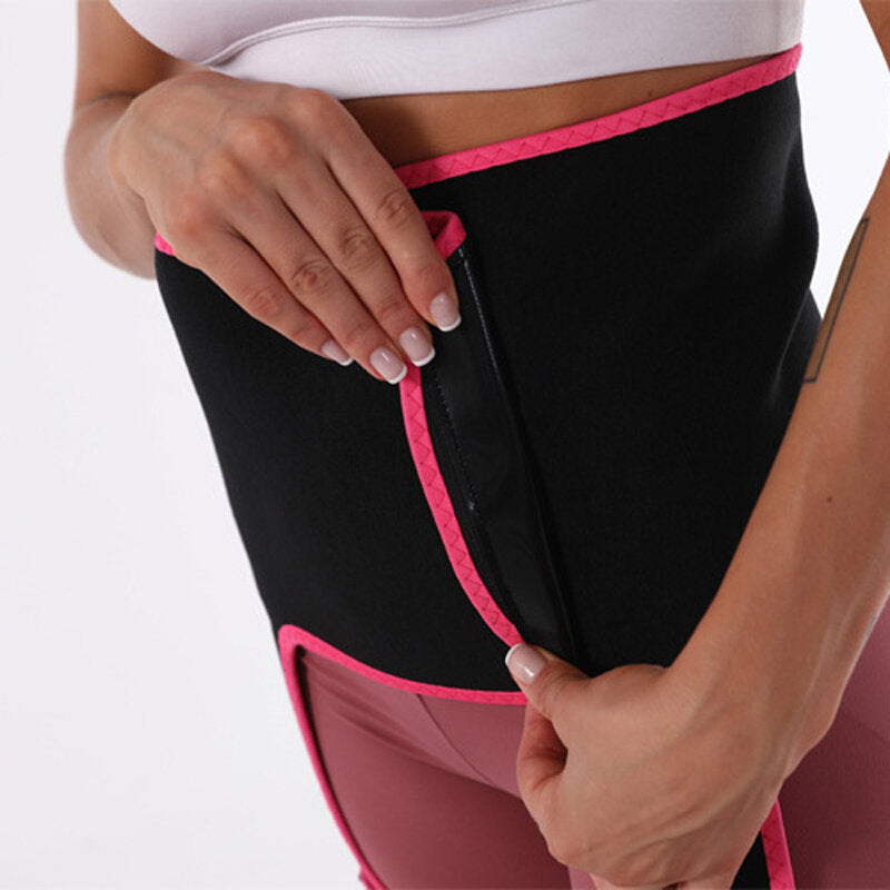 3-in-1 Adjustable Waist Trainer: Sweat Belt, Thigh Trimmer, Butt Lifter for Yoga, Gym, Pilates, and Workouts