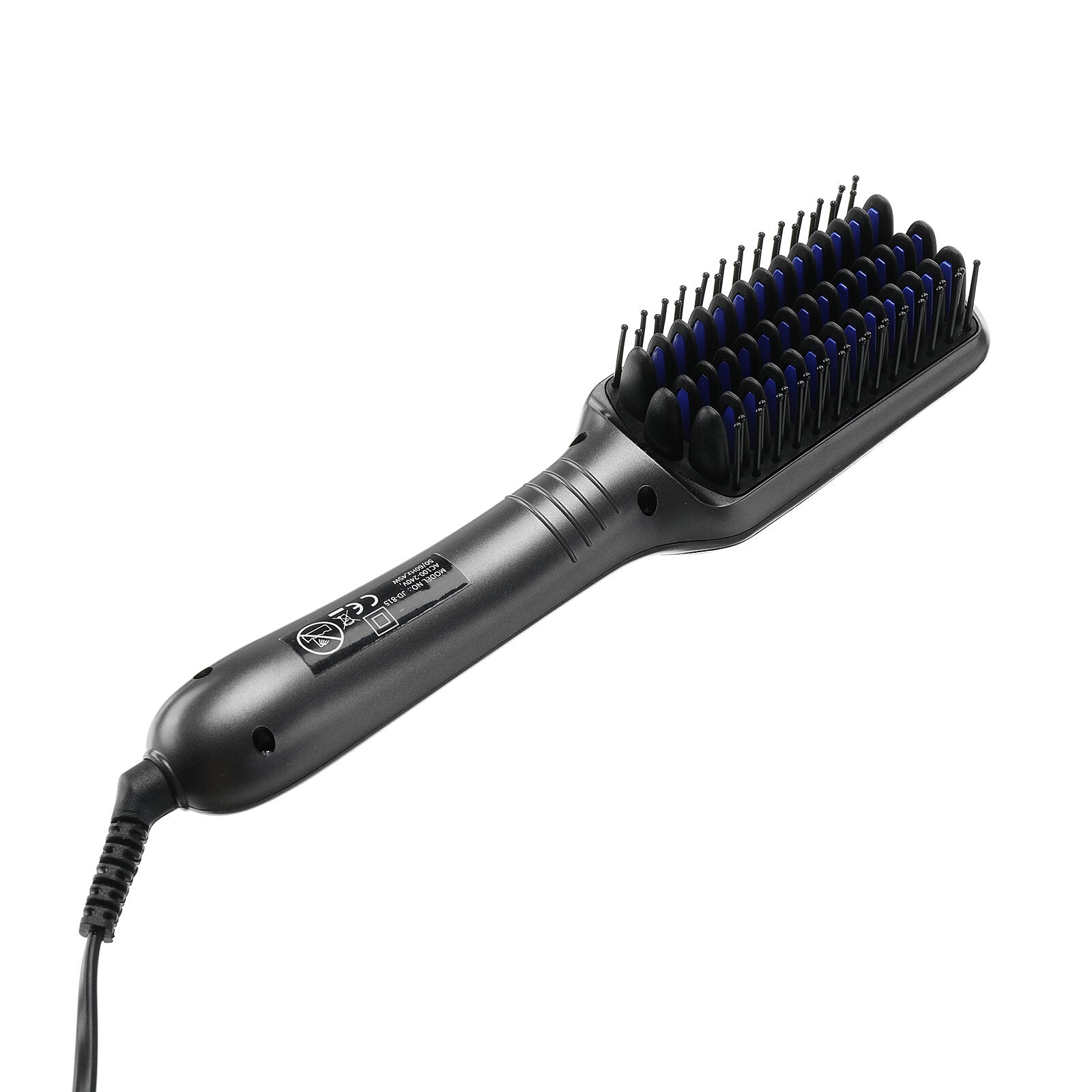 Electric Hair Straightener Brush - 26 Temp Settings, LCD Display, Fast Heating, Anti-Scald Ceramic Comb