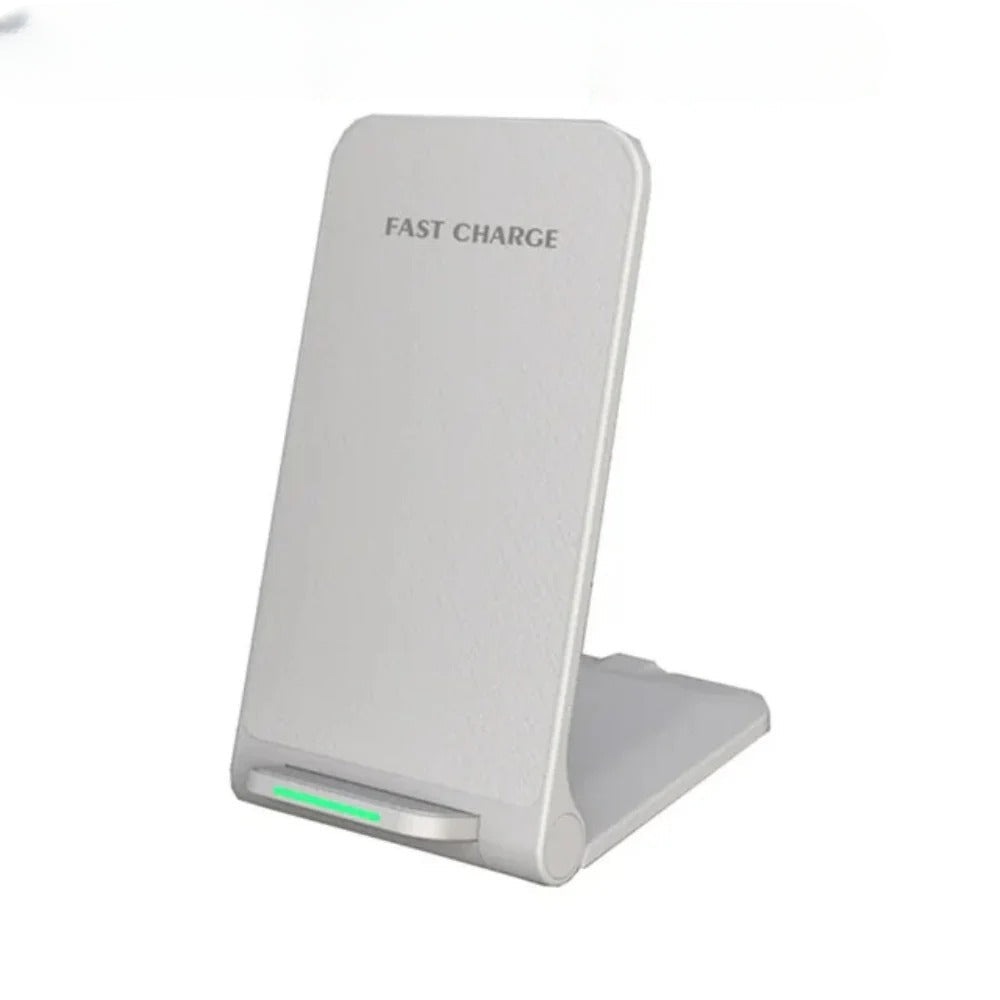 100W Foldable QI Wireless Charger Stand for iPhone 12-15 Pro, Samsung S22-S9, Xiaomi, Huawei