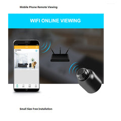 1080P Mini WiFi Camera: Wireless Surveillance, Night Vision, Motion Detection, 160 Degree View, Audio Recording