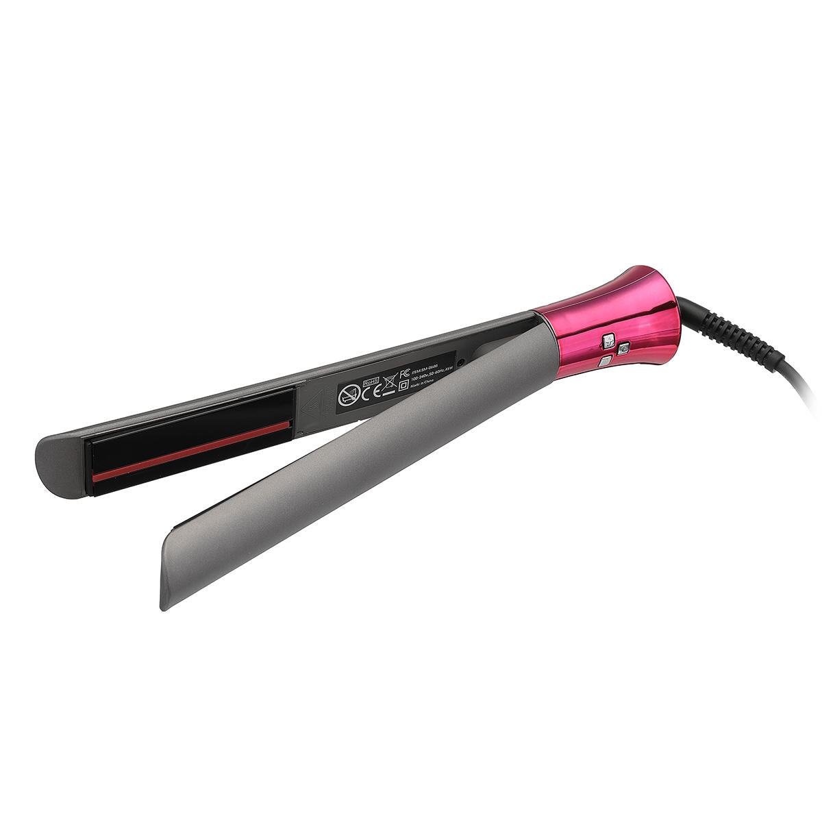 Professional 35W Hair Straightener & Curler with LED Display - Heating Hair Styling Accessories