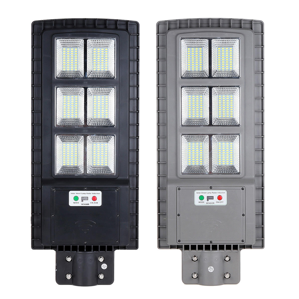 120W Solar Street Light, 240 LED, PIR Motion Sensor, Wall Timing Lamp with Remote Control