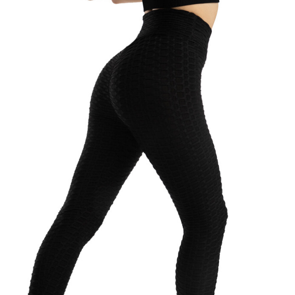 Plus Size High Waist Yoga Pants - Elastic, Hip Push-Up Leggings for Women - Gym & Fitness Clothing