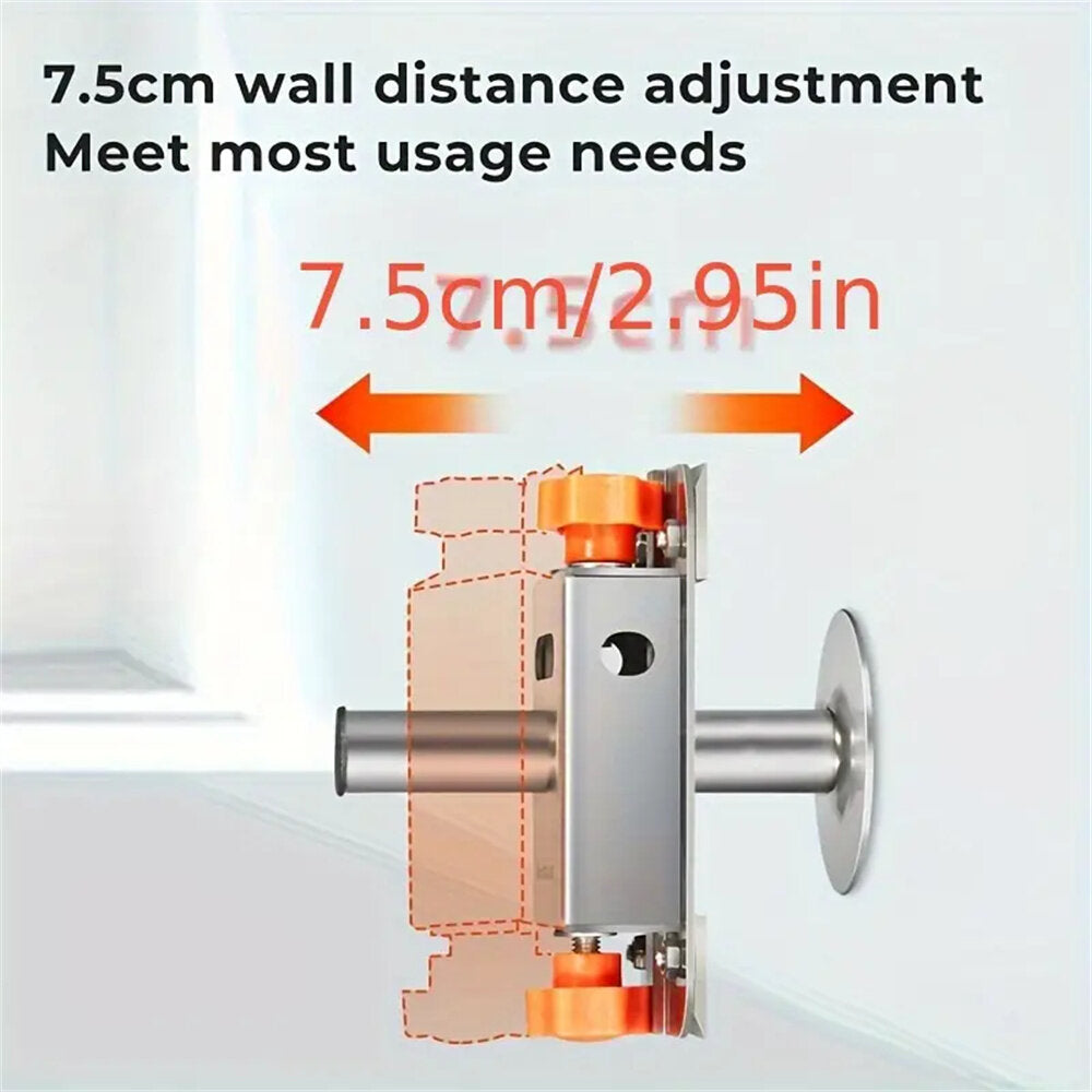 Stainless Steel Woodworking Marking Tool - Multi-Functional & Retractable