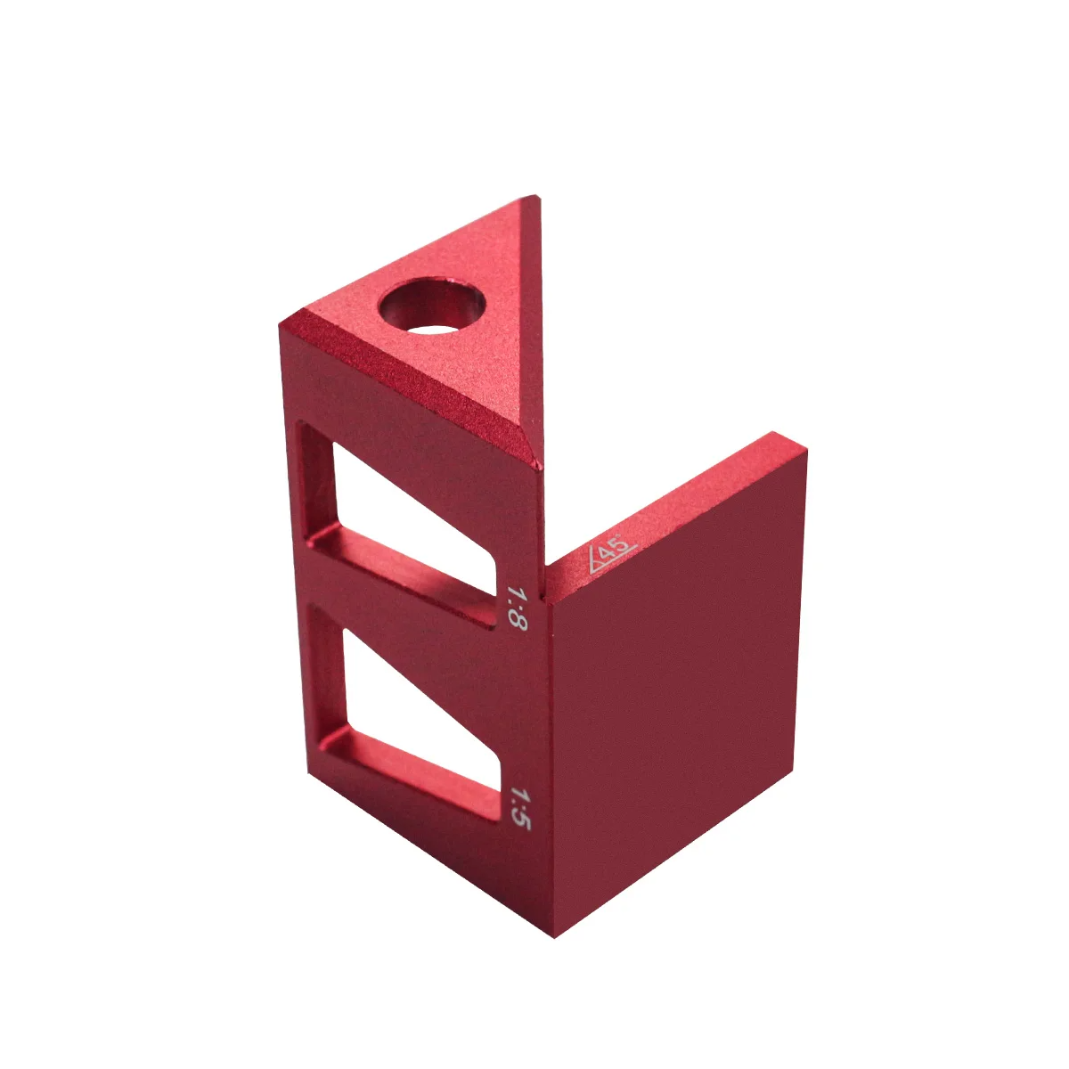 Multifunctional 45/90 Degree Woodworking Square & Center Scriber - Aluminum Alloy