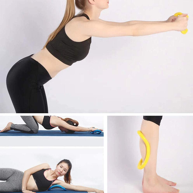 Fitness Pilates Ring Circle: Yoga Resistance Stretch Tool for Shoulder, Wrist, and Power Training