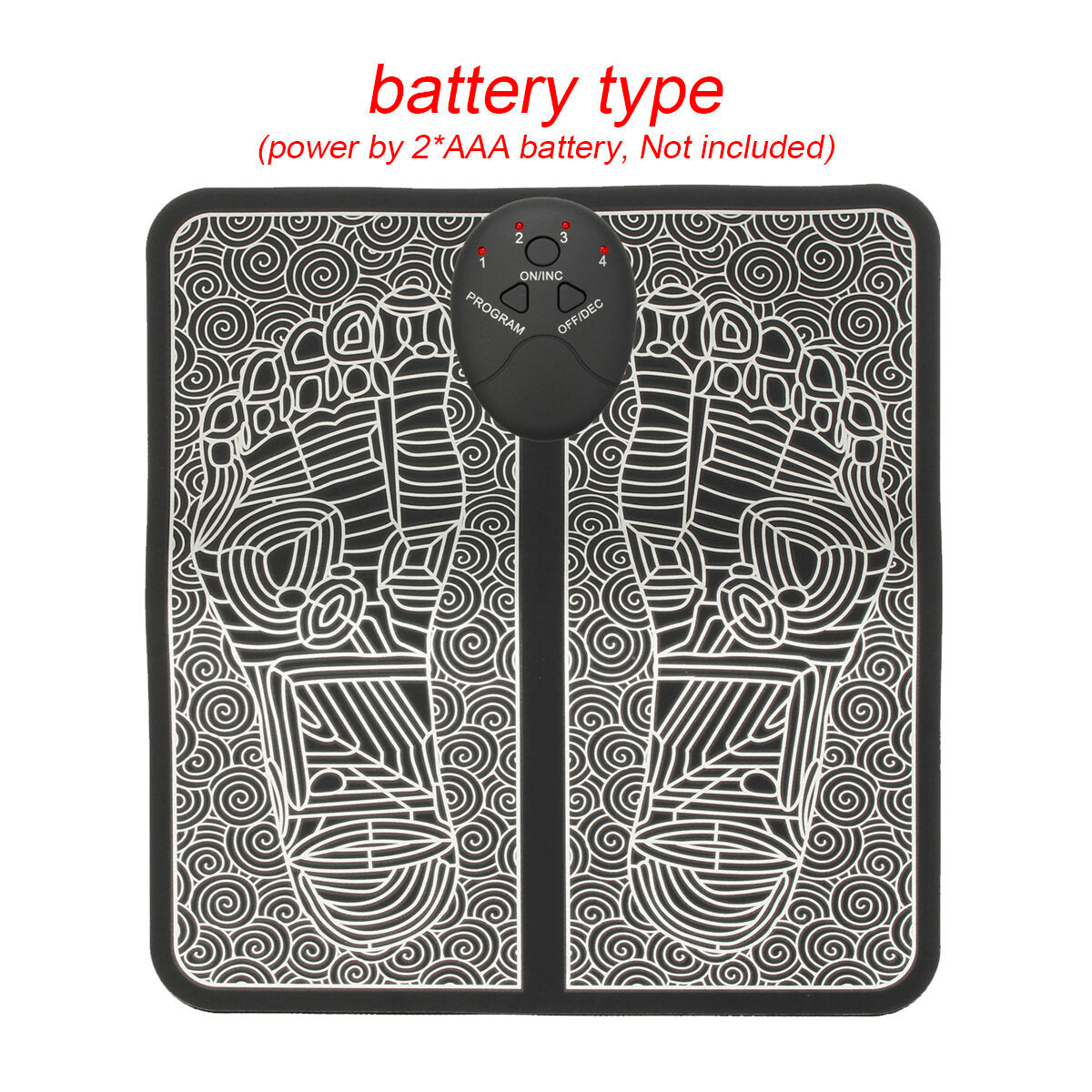 Electric Foot Massager Mat - Muscle Stimulator, Acupuncture, Vibration, Physiotherapy Relief Device