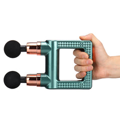 8/32 Gear Double-headed USB Fascia Massage Gun - Low Noise Mini Electric Muscle Relaxer