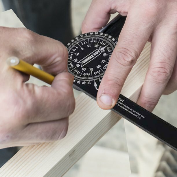 Aluminum Miter Saw Protractor with Digital Angle Finder for Woodworking