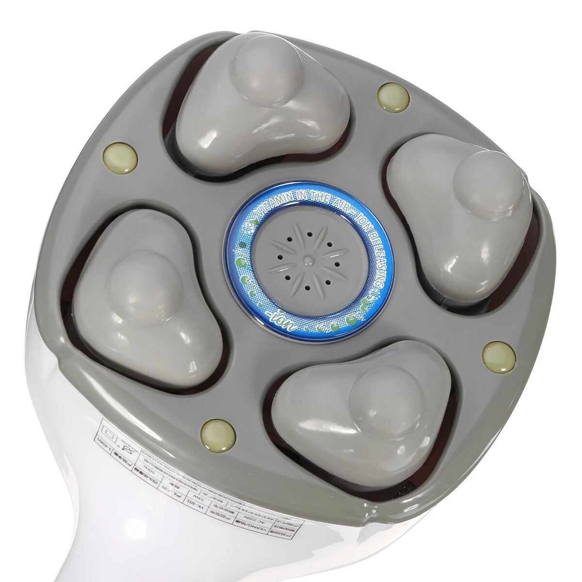 Electric Handheld Massager - Four Head Full Body Neck Back Muscle Relaxation, Deep Tissue Vibrating Massage Machine