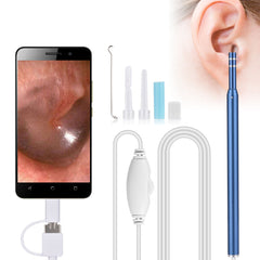 3-in-1 6 LED 130W HD WiFi Ear Cleaning Otoscope - Visual Ear Pick, Endoscope for Ear Wax Removal, Mouth, Nose