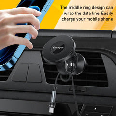 Universal Magnetic Car Phone Holder - Rotatable Air Vent Mount for 4.0-6.7" Phones