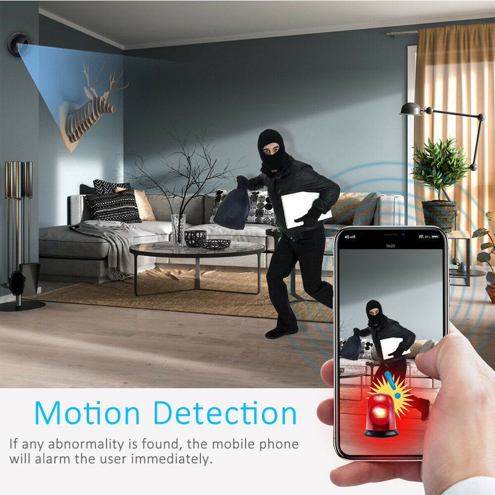 1080P HD Mini Wireless WIFI IP Camera DVR with Night Vision for Home Security