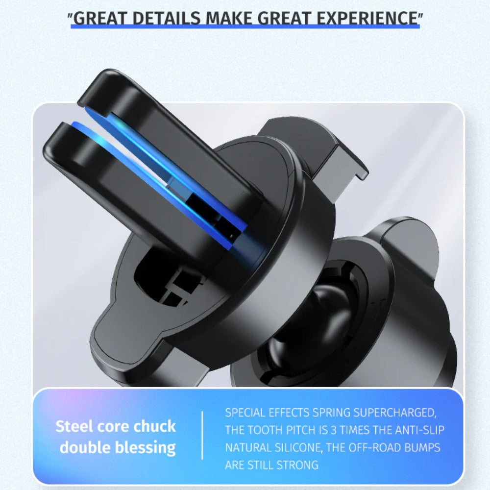 Universal Aluminum Alloy Car Air Vent Phone Holder Stand