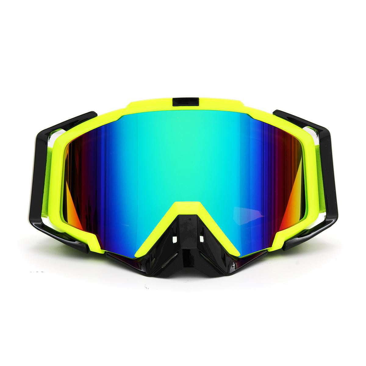 Detachable Motorcycle Ski Goggles - UV Protection, Windproof, Anti-Radiation Riding Sunglasses for Adults