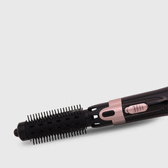 Multifunctional 4-in-1 Hot Air Comb: Negative Ion Hair Dryer, Straightener, Curler & Wet/Dry Hair Comb