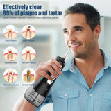 300ml Water Flosser,IPX7 Waterproof Dental Irrigator - 4 Modes, DIY Memory & 2000mAh USB-C