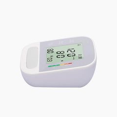 Portable Digital Blood Pressure Monitor with LCD Display, One-Touch Operation, and Dual Memory Storage