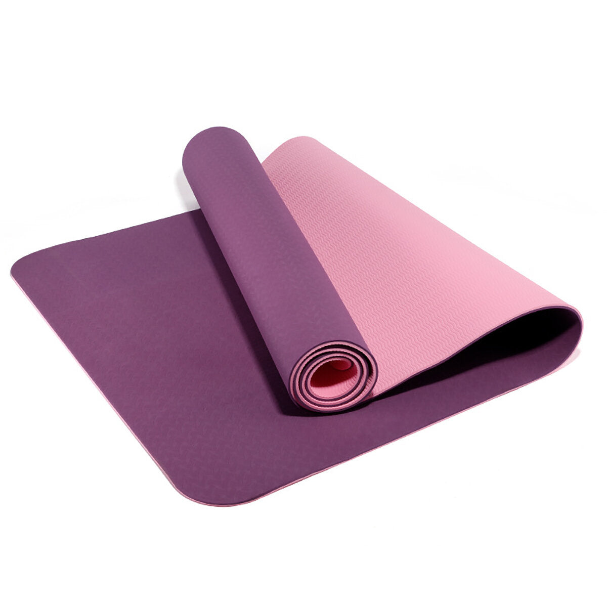 6MM Thick Non-Slip Professional Yoga Mat with Carrying Bag for Home Pilates and Fitness Workouts