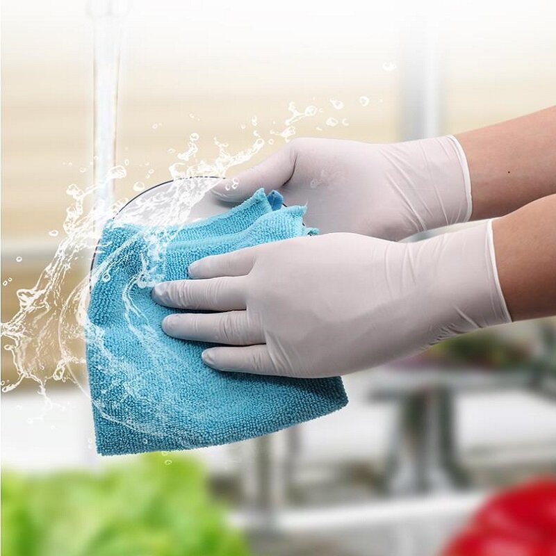 100Pcs Disposable Latex-Free Household Cleaning Gloves - Soft, Powder-Free for Home Use