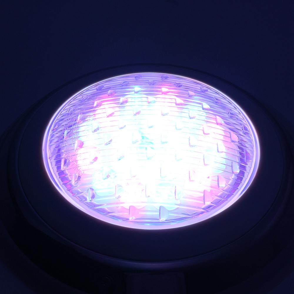 54W RGB Remote Control LED Pool Light - Waterproof, Wall Mounted, Underwater Night Light