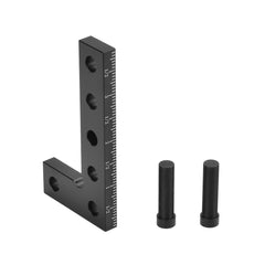 Aluminum Square Ruler for Woodworking - 90 Degree Angle, Metric & Imperial Measurements