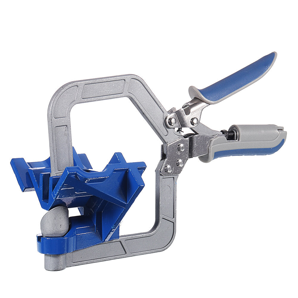 90-Degree Quick-Adjust Corner Clamp for Woodworking - Right Angle Face Frame Tool