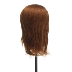 Cosmetology Mannequin Head with Hair for Braiding and Cornrow Practice - Training Dummy Head