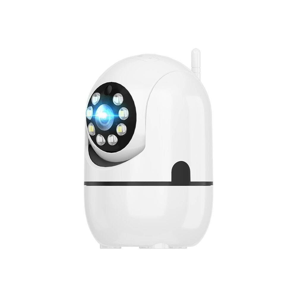 1080P Indoor PTZ WiFi IP Camera with Two-Way Audio, Cloud Storage, Night Vision, Waterproof, Dual Light Source, Baby Monitor