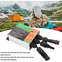 1600W MPPT Solar Grid Tie Inverter, Pure Sine Wave, 10.8V-30V DC Input, 180V-280V AC Output for 12V/24V Battery Panel