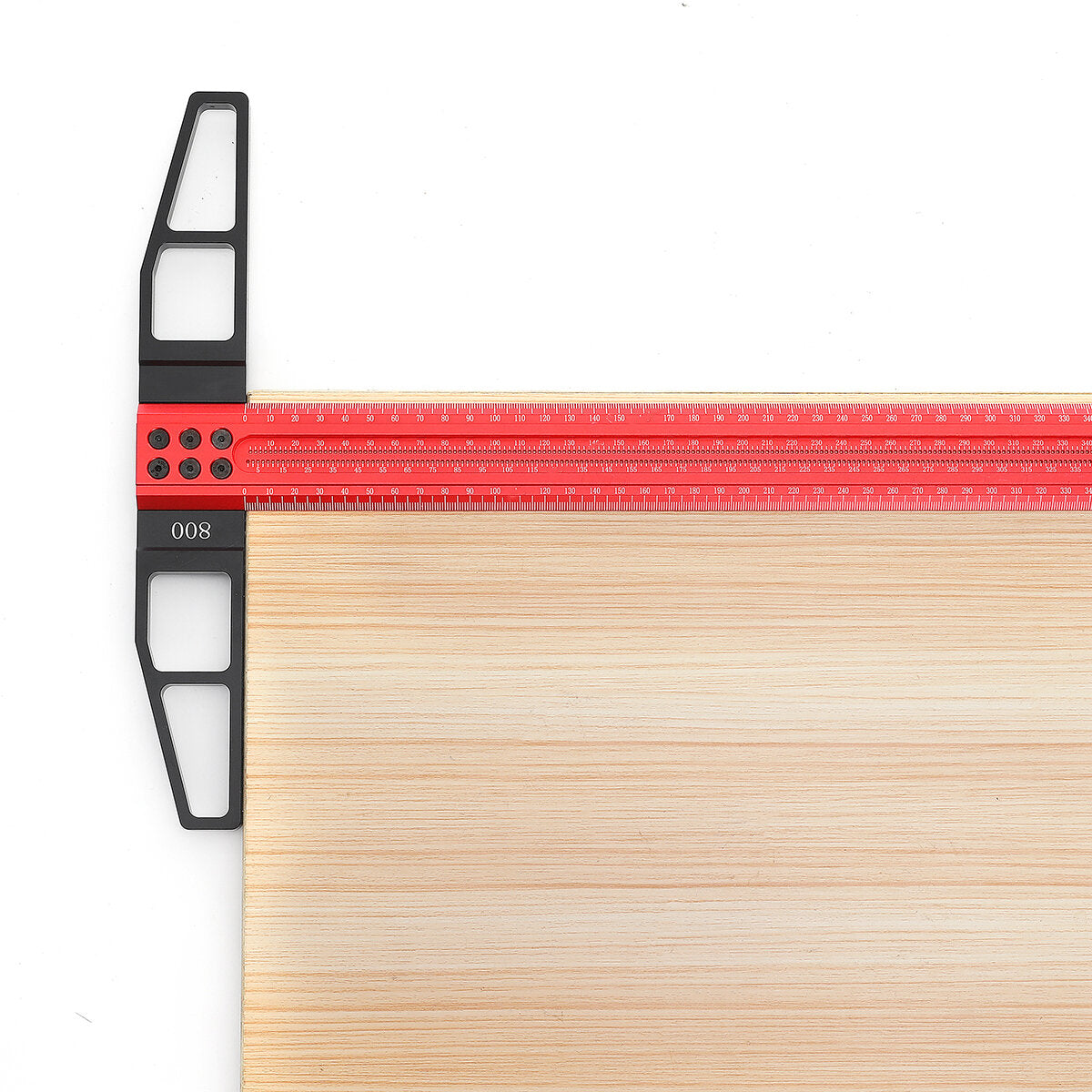 Precision Woodworking T-Square Scriber, Aluminum Alloy Marking Ruler