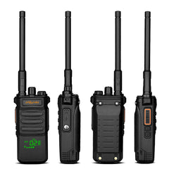 10W 2500mAh Professional Walkie Talkie with LED Display, Flashlight, 400-480MHz, Portable Two-Way Radio for Outdoor Use