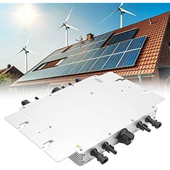 1400W IP65 Waterproof Grid-Tied Solar Inverter with WiFi Monitoring, 110/220V Output, Electric Auxiliary Micro Inverter