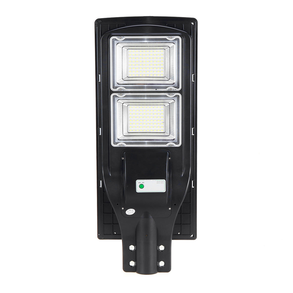 100W LED Solar Powered Wall Street Light with PIR Motion Sensor for Outdoor Garden Lighting