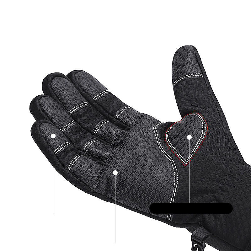 Winter-Handschuhe mit Touchscreen, warm, winddicht, rutschfest, Thermo-Handschuhe für Damen und Herren, ideal zum Reiten, Skifahren, Sport