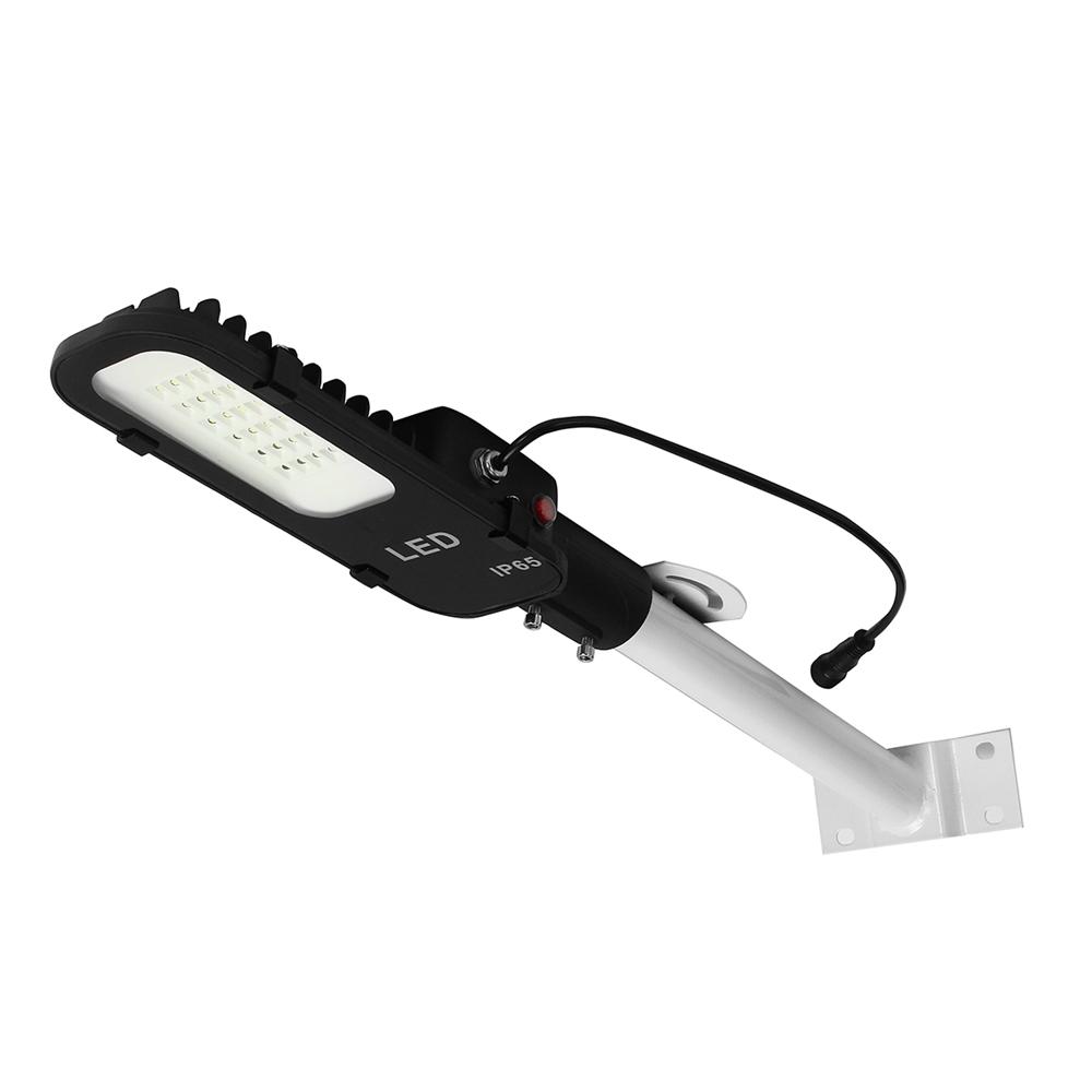 15W Solar LED Street Lamp with Light Sensor, Waterproof for Outdoor Garden Pathway