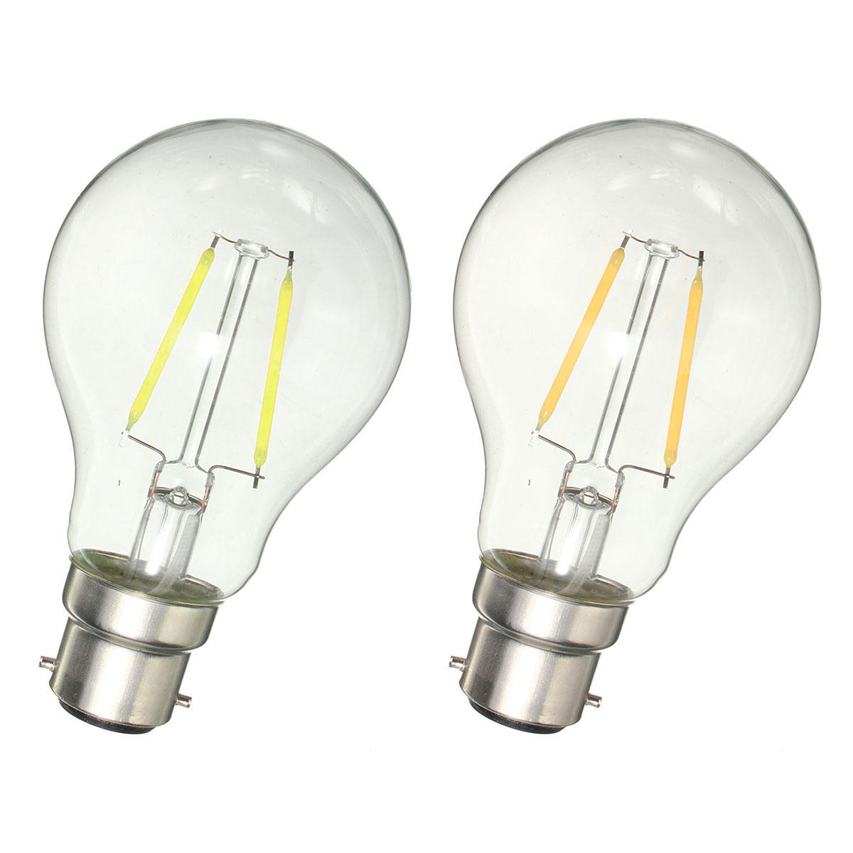 Dimmable 2W Retro Light Bulb - Pure & Warm White, AC220V
