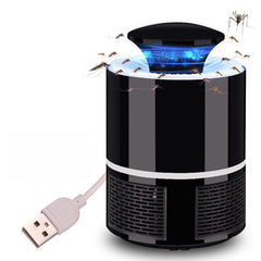 USB LED Electric Mosquito Zapper Killer Fly Insect Trap Lamp with UV Light Repeller